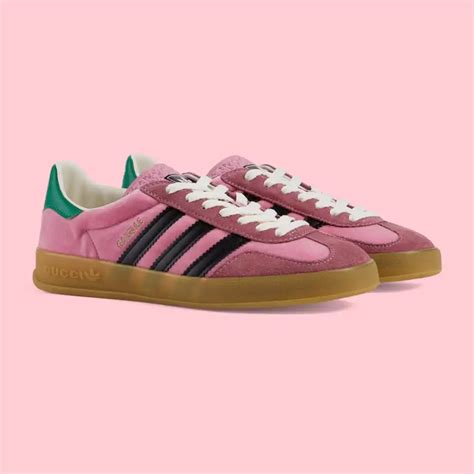 gucci x adidas heels|adidas x gucci gazelle pink.